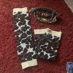 Leg Warmers And Make Up Bag