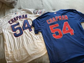 Chicago Cubs Majestic Jerseys-Chapman
