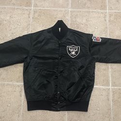 1980s Raiders Starter NFL Jacket In Small SUPER CLEAN