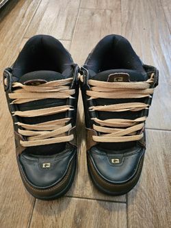 Brown/Black Globe Sabre Skate Shoes