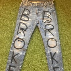 “Broke” Custom Denim