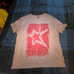 Pink/Cream Punk Graphic Tee