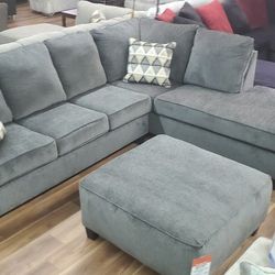 Brand New Sectional In Smoke - Delivery Available 