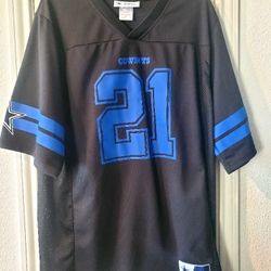 Dallas Cowboys NFL Ezekiel Elliott #21 
Jersey Black / Blue  Adult size M 