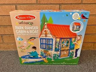 BRAND NEW Cabin & Boat Play Set