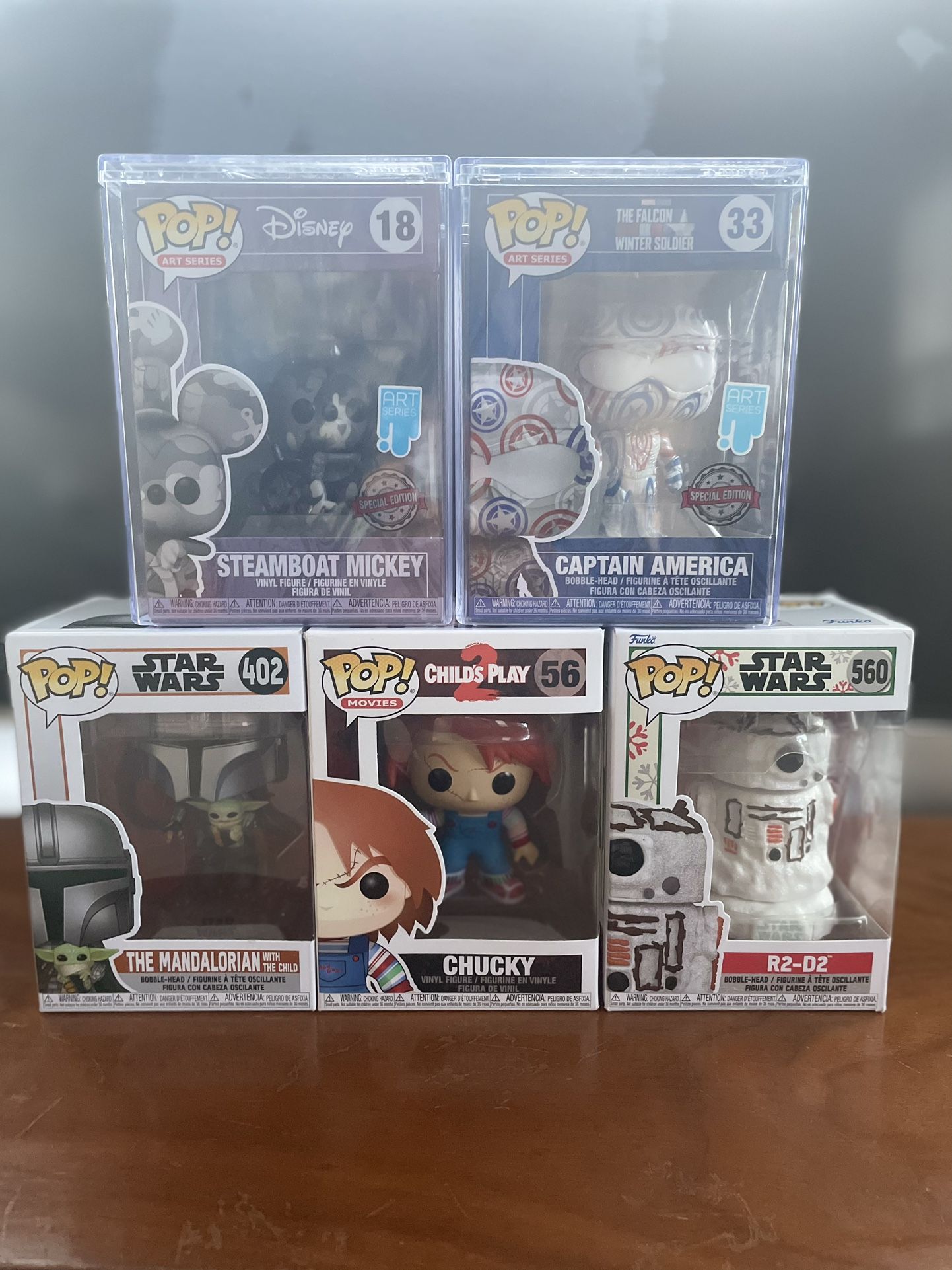 All 5 Funko Pops (Boxed)