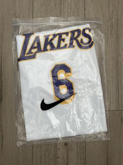 Nike Nba Basketball Jersey 2023 Lakers James 6 white for Sale in