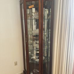 Glass Corner Hutch