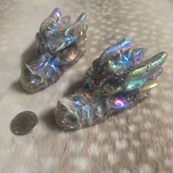 Dragon Head Carvings – Set of 2