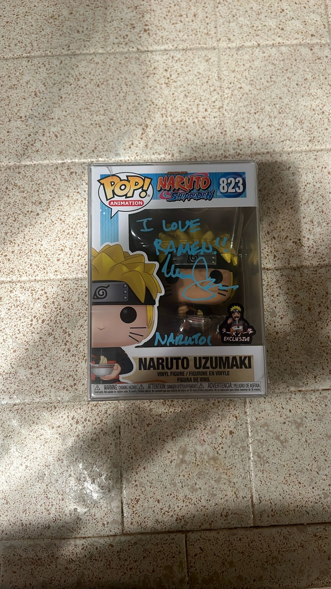 Signed Naruto Funko POP By Voice Actor Never Been Opened!