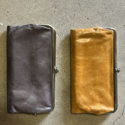 2 Hobo Lauren Clutch Wallets Vintage Leather