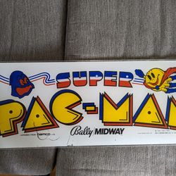 Super Pac Man Marque Sign 