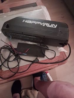 HAPPYRUN EBIKE BATTERY AND  CHARGER BOX AND CABLE