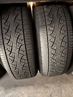 2 USED 26570R17 PIRELLI All Season tires for $130 installed and balance.  265/70/17 265/70/R17 265 70 R 17 265 70 17 26570R17  Texas Extreme Tire Co. 