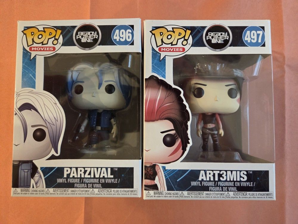 Funko Pop Ready Player One Parzival 496 & Art3mis 497