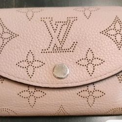 Louis Vuitton Iris Compact Pink Monogram Wallet Authentic 