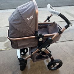 Baby Gold Rose Gold Stroller 