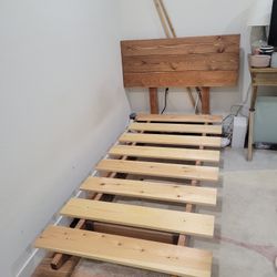Real Wood Handmade Twin Bed (Get Laid Beds)