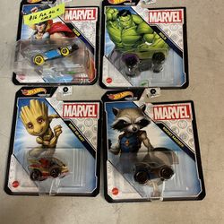 Hot Wheels Character Cars Marvel Four Different Ones$16 For All Four