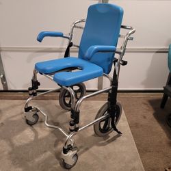 🔥 Platinum Health Baltic Transporter Shower Commode Chair Medical Mobility Aid Wheelchair Hospital Grade Assisted Care