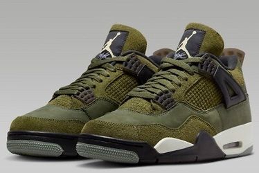 Air Jordan 4 Retro SE craft Olive Green