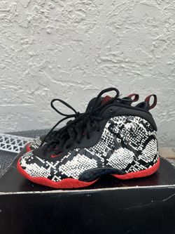 Size 6y - Nike Air Foamposite One Gs Albino Snakeskin