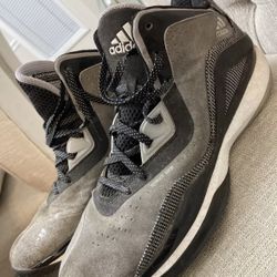 Adidas crazy ghost 2014 basketball shoes black Gray mens size 13 S84456