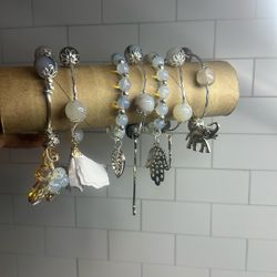 Weekly Moonstone And Silver Plated Crystal 