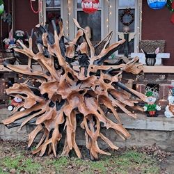 6'8" Indonesian Hand Crafted Wood