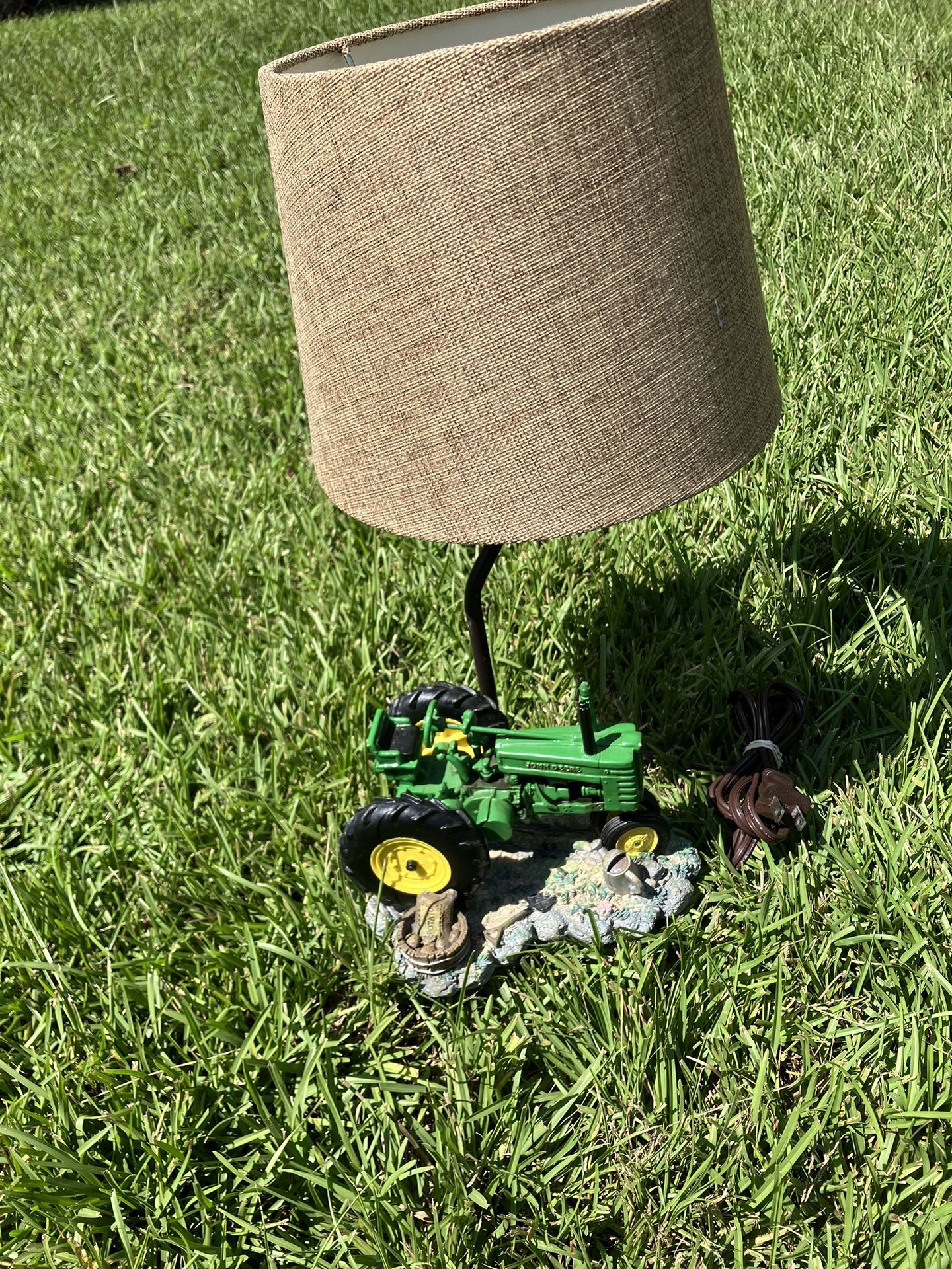 John Deer Tractor  electric Lamp