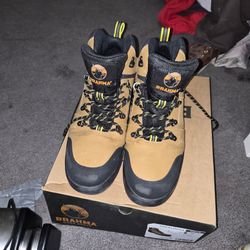 APPALOOSA Size10 Steel‐Toe Work Boots
