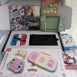 Nintendo Switch Bundle (Mario Party + Zelda)