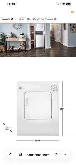 WHIRLPOOL APARTMENT SIZE DRYER