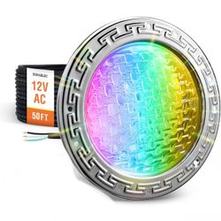 12V AC Pool Lights for Inground Pool 10 inch Color Changing LED Light Suraielec