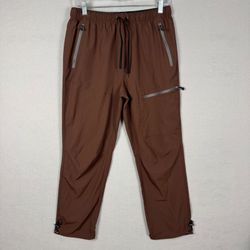 BALEAF Women's L Brown UPF 50+ Hiking Pants Zip Pockets