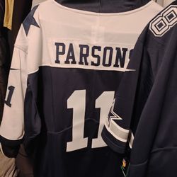 Dallas Cowboys Onfeild Jerseys , Parsons 2Xl LAMB 1Xll
