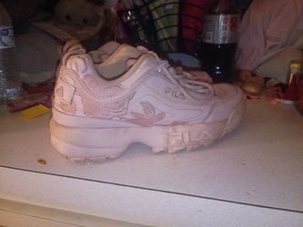Fila Disruptor Sneakers with Rose Embroidery