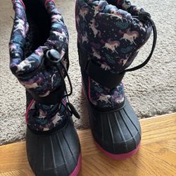 Girls Waterproof Snow Boots