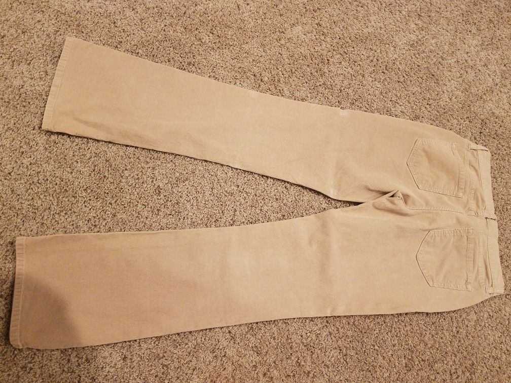Jrs 4 Old Navy tan corduroy pants Lot 03