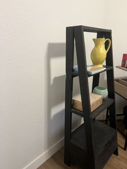 Black Shelving Unit