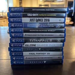 PS4 Games $10  Each