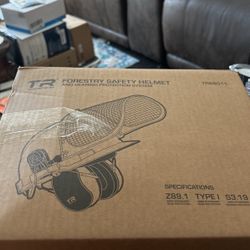 Forestry Safety helmet and hearing protection systems 