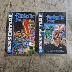 Marvel Comics Essential Fantastic Four Volumes 5 & 6 Comic Books Lot