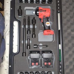 1/2 In Snap On Stubby Kit & Charger 