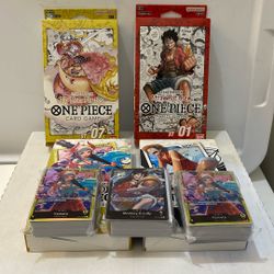 One Piece Starter Deck Lot 
