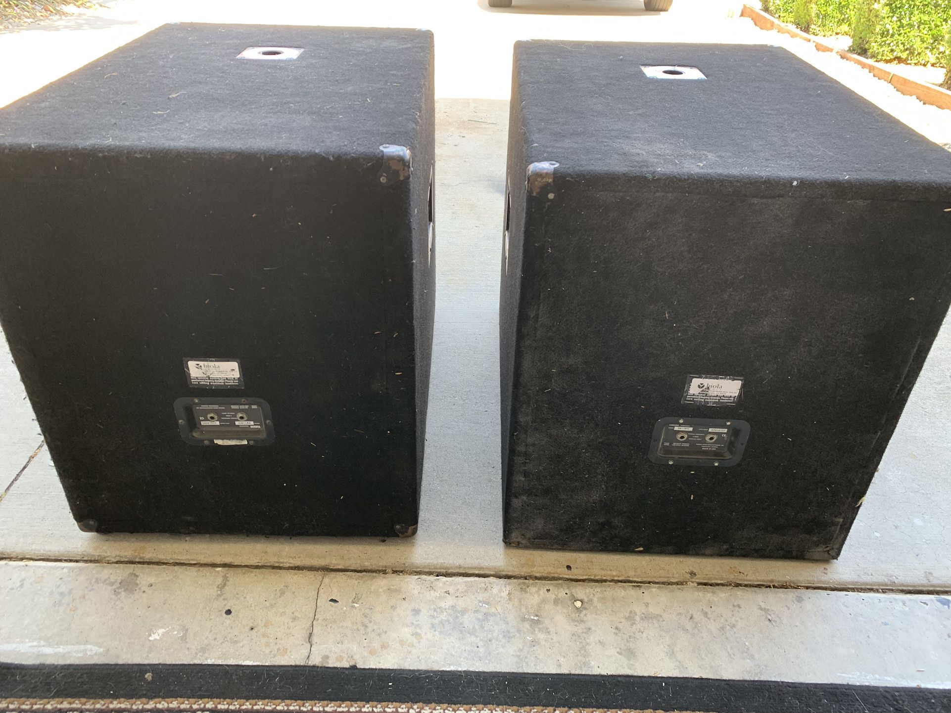 Yamaha SW118V 18” Subwoofer Pair PA Loudspeaker for Sale in Anaheim, CA
