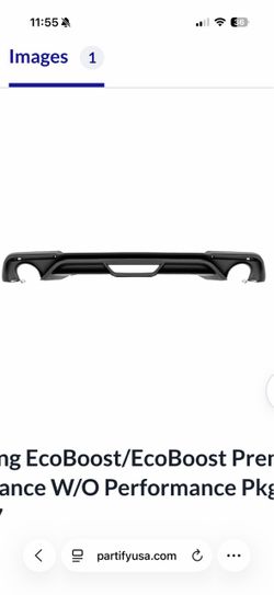 Mustang Rear diffuser