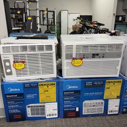 5000BTU ～ 12,000 BTU EasyCool Window Air Conditioner, Dehumidifier & Fan, Cools Rooms up to 150～550 Sq. Ft  💰150～210