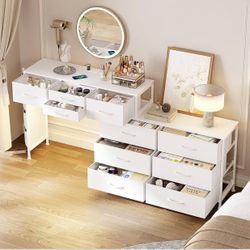 Dresser for Bedroom with Charging Station