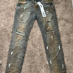 Purple jeans size 32